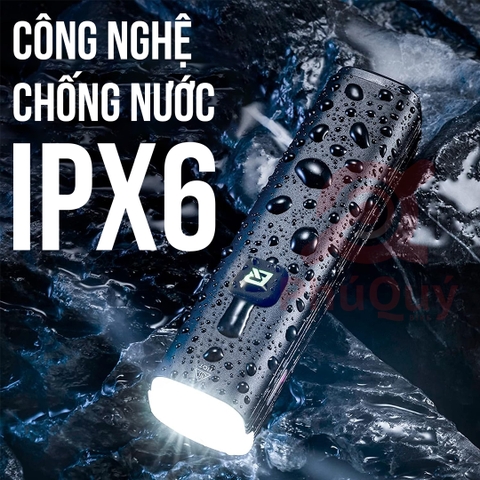 ĐÈN ROCKBROS 1000 LUMENS 4500mAh CHỐNG NƯỚC IPX6 RHL1000