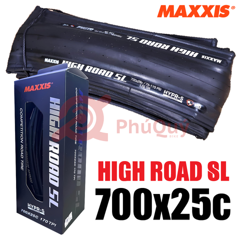 Vỏ gấp Maxxis 700x25c High Road SL Taiwan chính hãng hàng hộp (VAT)