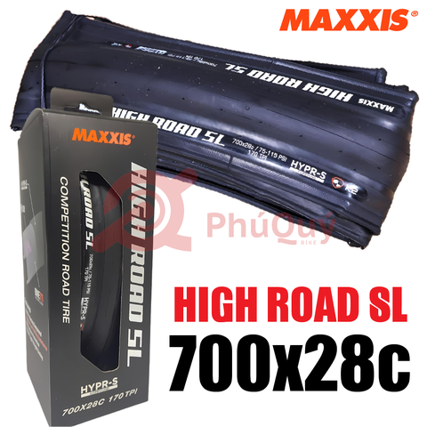 Vỏ Maxxis gấp 700x28c High Road SL Taiwan chính hãng hàng hộp (VAT)