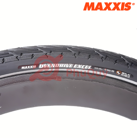 Vỏ Maxxis 700x40c có viền phản quang - chống đinh - talon thép (VAT)