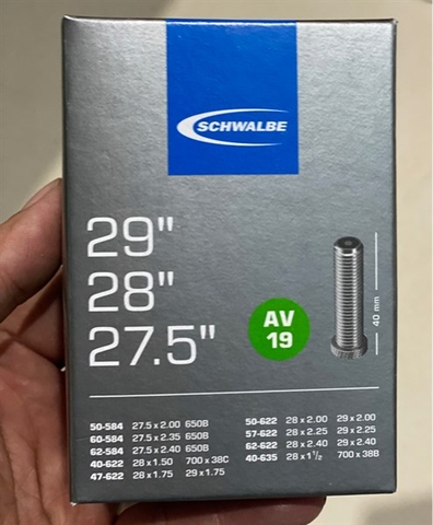 RUỘT XE ĐẠP 29” AV19 (40mm)