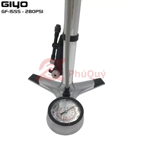 Bơm GIYO Nhôm GF-15SS Đầu Bơm Thông Minh DUNLOP / AV / FV / PHUỘC Chân Inoxz