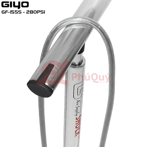 Bơm GIYO Nhôm GF-15SS Đầu Bơm Thông Minh DUNLOP / AV / FV / PHUỘC Chân Inoxz
