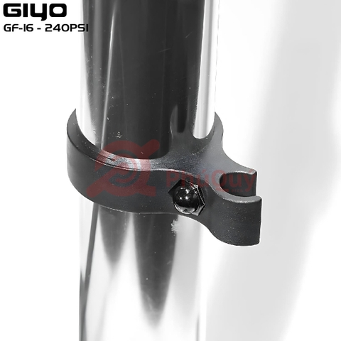 Bơm GIYO GF-16 THÂN NHÔM CÁN GỖ  240PSI