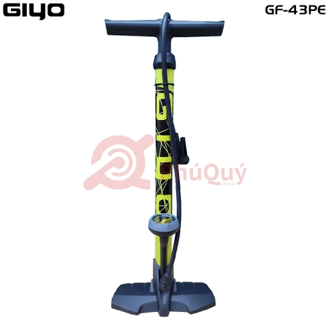 Bơm GIYO GF-43PE NHỰA Có Đồng Hồ CAN- XANH LÁ Đầu Bơm Thông Minh 2in1