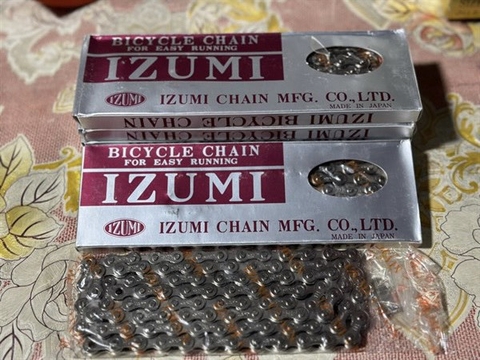 Sên FixedGear IZUMI Bạc Easy For Running Chính Hãng Made in Japan