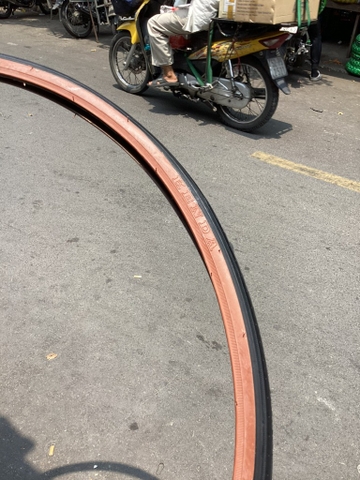 VỎ KENDA VN 700x23c VIỀN NÂU