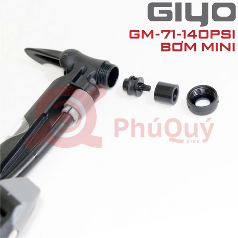 Bơm GIYO GM-71 Vĩ Có Đồng Hồ 140PSI