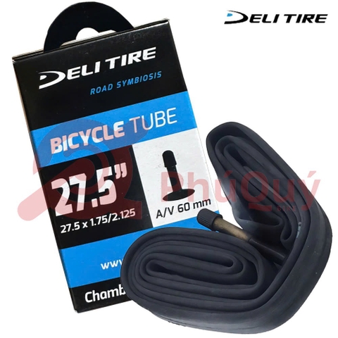 RUỘT XE ĐẠP DELI TIRE 27.5*1.75/2.125 HONDA 60mm A/V
