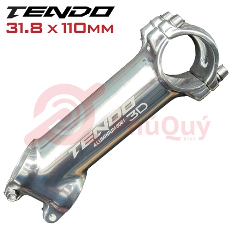 Pô tăng TENDO 31.8 x 110mm Nhôm Bạc Nghiêng 17 Độ PT02