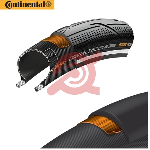 Vỏ 27.5x2.0 Continental CONTACT URBAN Gai Trơn Vỏ Trọc