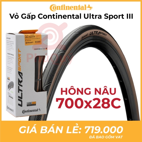 Vỏ Continental Ultra Sport III (VAT)