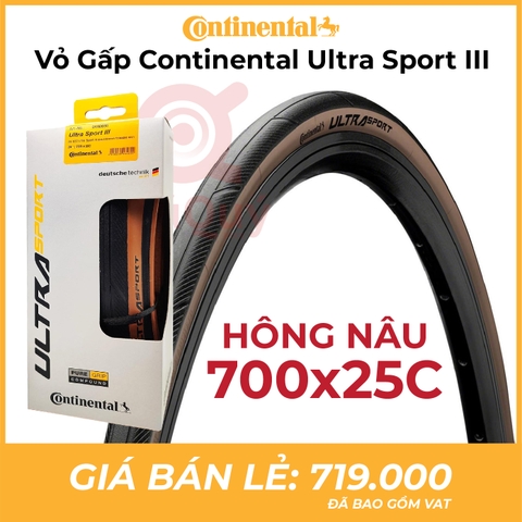 Vỏ Continental Ultra Sport III (VAT)