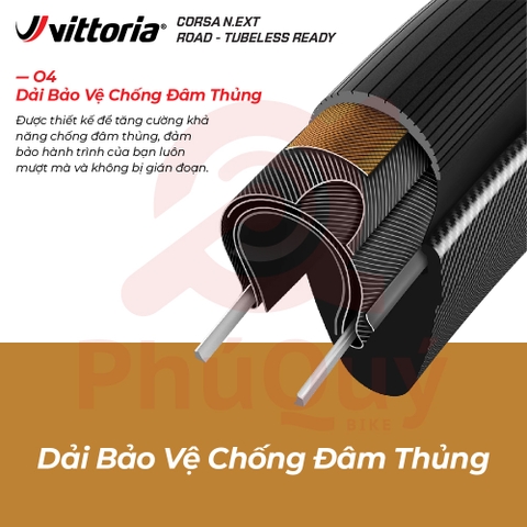 Vỏ Vittoria Corsa N.EXT Tubeless hộp 2 cái G2.0 tặng keo Sealant 80ml (VAT)