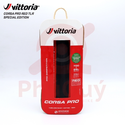 Vỏ VITTORIA CORSA PRO RED SPECIAL EDITION 700X28C