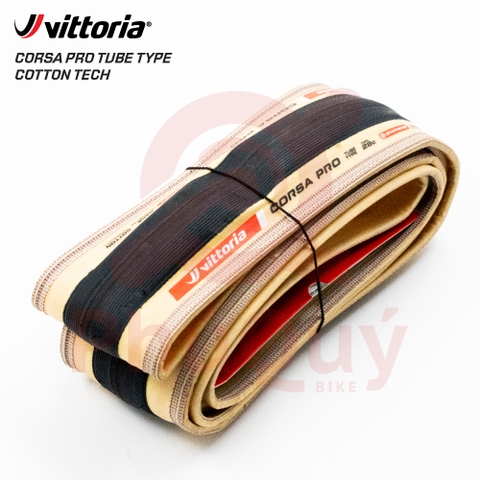 Vỏ Vittoria Corsa Pro 700x30 TUBE TYPE Cotton HÔNG VÀNG