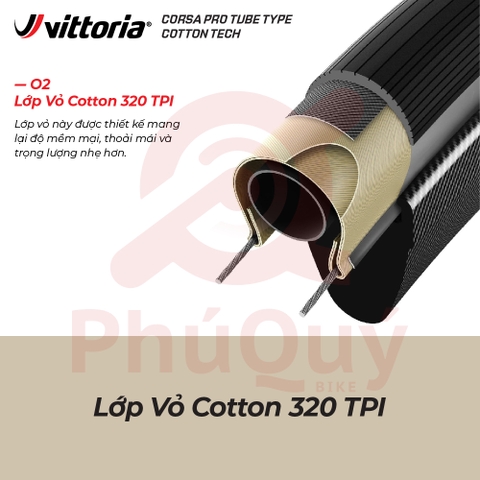 Vỏ Vittoria Corsa Pro 700x30 TUBE TYPE Cotton HÔNG VÀNG