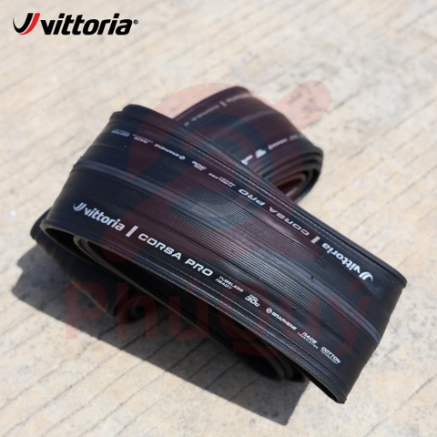 Vỏ Vittoria Corsa Pro Tubeless BLACK EDITION (VAT)