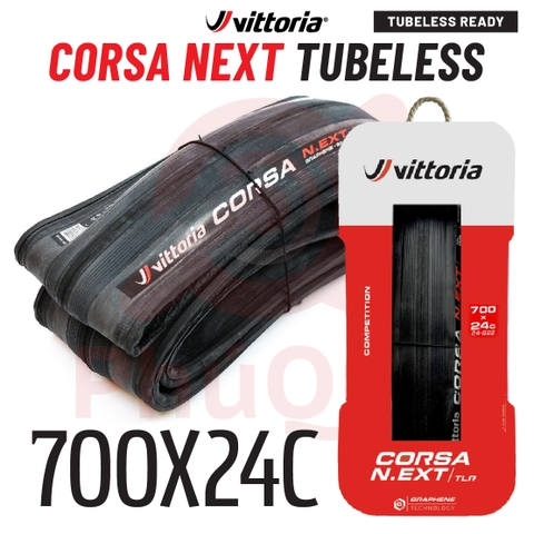 Vỏ TUBELESS 700x24c 700x26c Vittoria CORSA NEXT Graphene 2.0