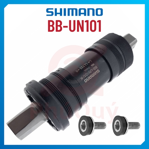 Cốt Bạc Đạn 123mm SHIMANO BB-UN101 Chính Hãng Kèm Ốc Chống Nước