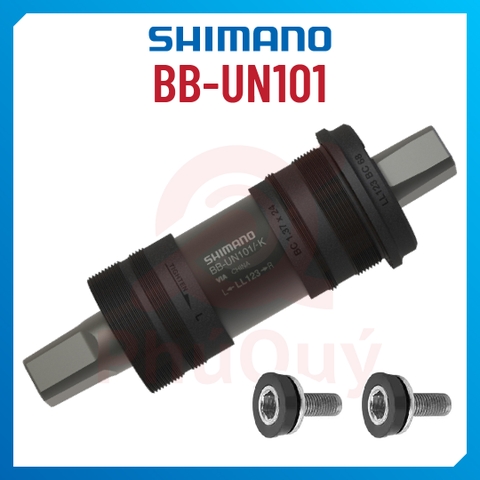 Cốt Bạc Đạn 123mm SHIMANO BB-UN101 Chính Hãng Kèm Ốc Chống Nước