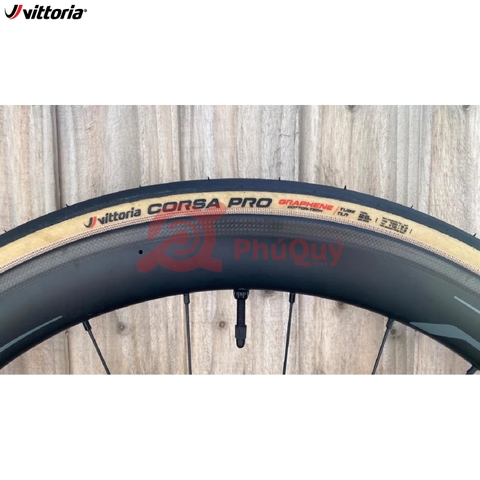 Vỏ Vittoria Corsa Pro 700x26c xài ruột & Tubeless