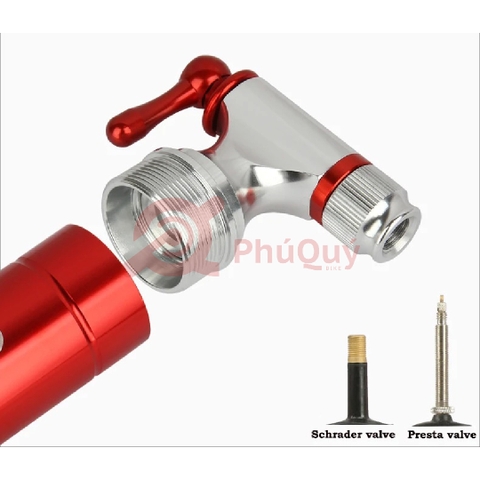 Đầu Bơm CO2 CXWXC Nhôm Có Ống Cầm Tay