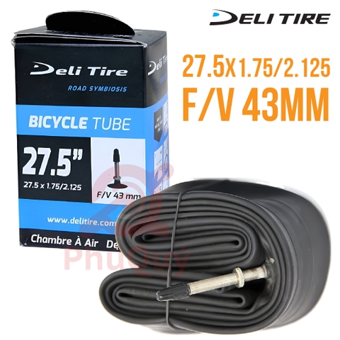 Ruột xe đạp Deli Tire 27.51.75/2.125 van Pháp 43mm F/V (VAT)