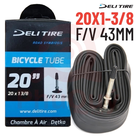 Ruột Deli 20x1 3/8 Van FV 43mm
