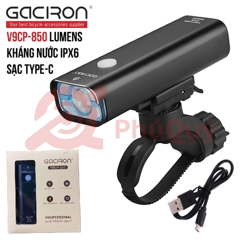ĐÈN CHIẾU PHÍA TRƯỚC GACIRON 850LM BẢN QUỐC TẾ
