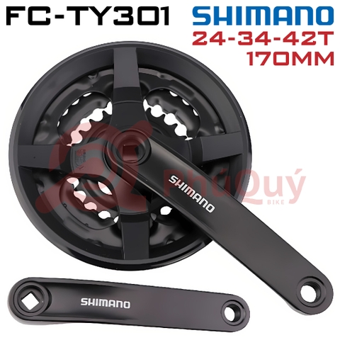 Đùi Dĩa SHIMANO 3 Tầng SHIMANO 42T 170mm FC-TY301