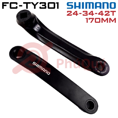 Đùi Dĩa SHIMANO 3 Tầng SHIMANO 42T 170mm FC-TY301