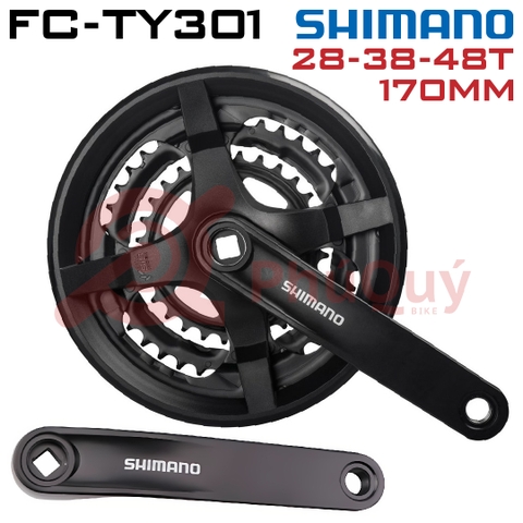 Đùi Dĩa SHIMANO 3 Tầng SHIMANO 48T 170mm FC-TY301