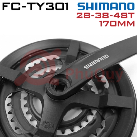 Đùi Dĩa SHIMANO 3 Tầng SHIMANO 48T 170mm FC-TY301