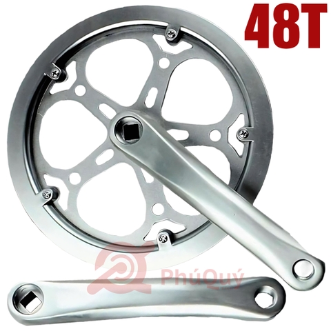 Dĩa Nhôm Có Catte 48T Xám Bạc