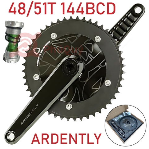 Dĩa FixedGear 1 Tầng ARDENTLY Đĩa Đặc 144BCD Kèm BB