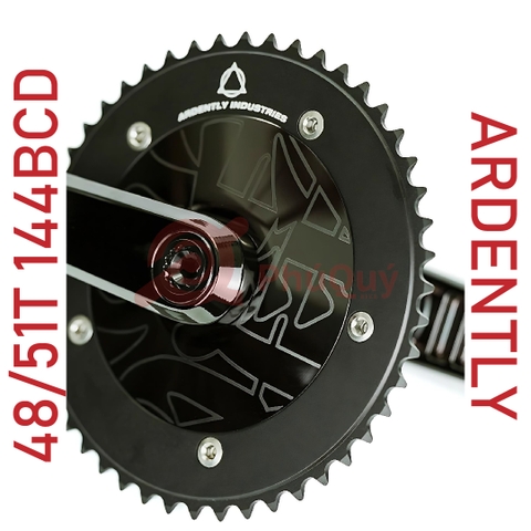 Dĩa FixedGear 1 Tầng ARDENTLY Đĩa Đặc 144BCD Kèm BB
