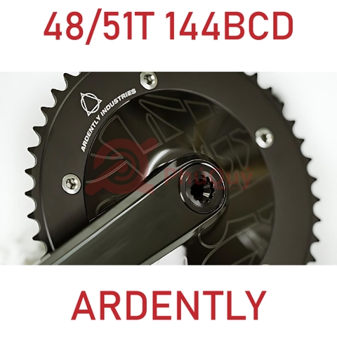 Dĩa FixedGear 1 Tầng ARDENTLY Đĩa Đặc 144BCD Kèm BB