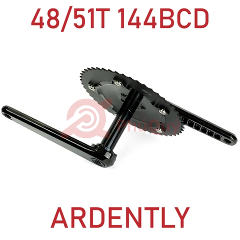 Dĩa FixedGear 1 Tầng ARDENTLY Đĩa Đặc 144BCD Kèm BB