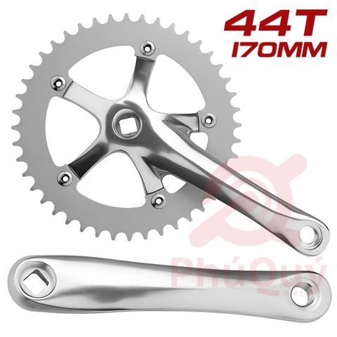 Dĩa Fixie 5 Chấu Đen  44T 170mm