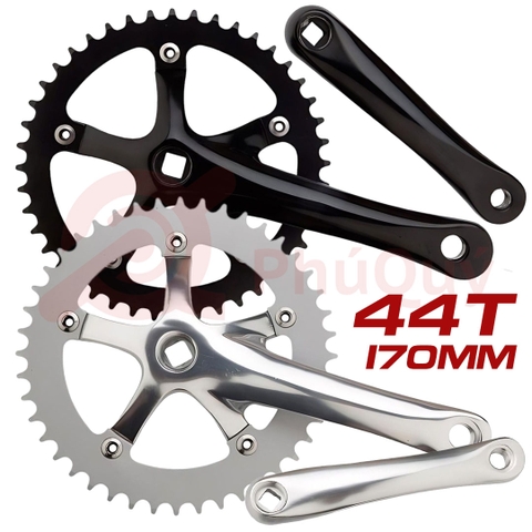 Dĩa Fixie 5 Chấu Đen  44T 170mm