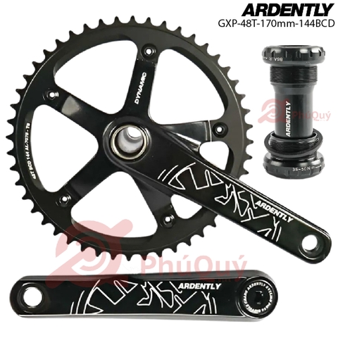 Dĩa Trục Rỗng ARDENTLY GXP 48T 144BCD 170mm Kèm BB
