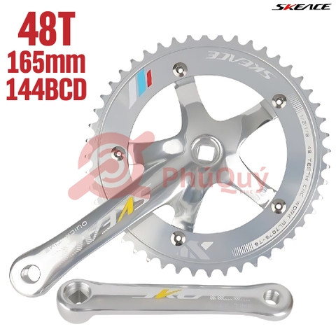 Dĩa Nhôm SKEACE Cốt Vuông 48T 165mm BCD144 SKEACE QUICK TIME