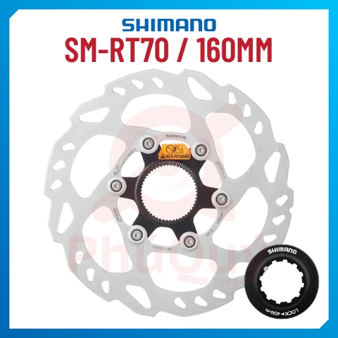Đĩa Thắng SHIMANO RT70 160mm CENTERLOCK
