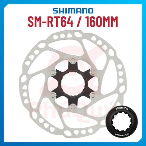 Đĩa Thắng SHIMANO RT64 160mm CENTERLOCK