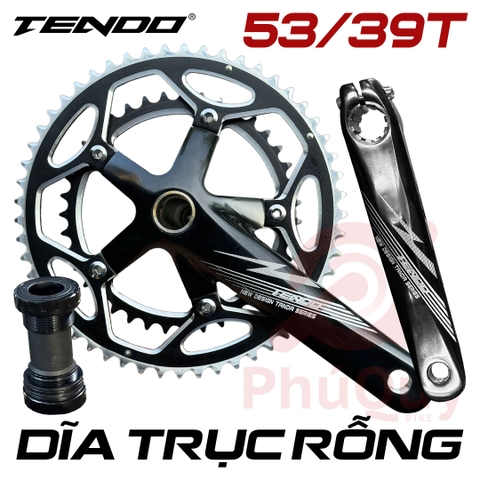 Dĩa Tendo R1 trục rỗng 53/39T có BB