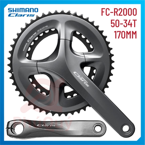 Dĩa SHIMANO Claris R2000 34/50T-170mm