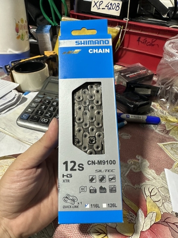 SÊN 12 SHIMANO CN M9100 116L CÓ HỘP