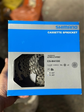 LÍP 10 M4100 SHIMANO 11-46T HÀNG HỘP CHÍNH HÃNG