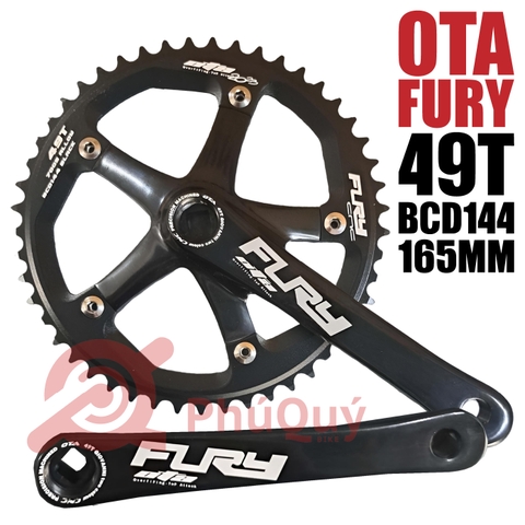 Dĩa Fixed Gear OTA FURY 49T - 144BCD - 165MM